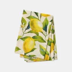 Chyka Home Lemon Set Of 4 Napkins 50 X 50 Cm