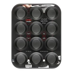 Pyrex Platinum 12 Cup Muffin Tray