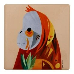 Maxwell & Williams Pete Cromer Wildlife Coaster 9.5cm Orangutan